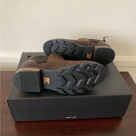 Sorel Emilie waterproof leather Chelsea boot size 6 - Picture 2 of 12